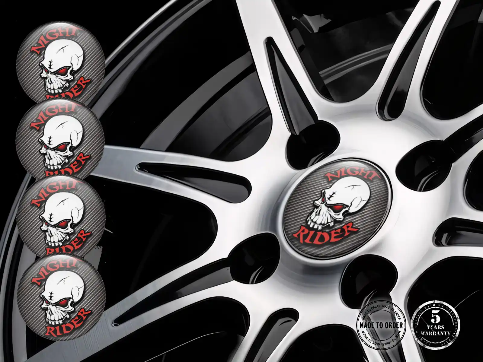 Calcomanías Aros Estilo Drift Cúpula Alta Gama